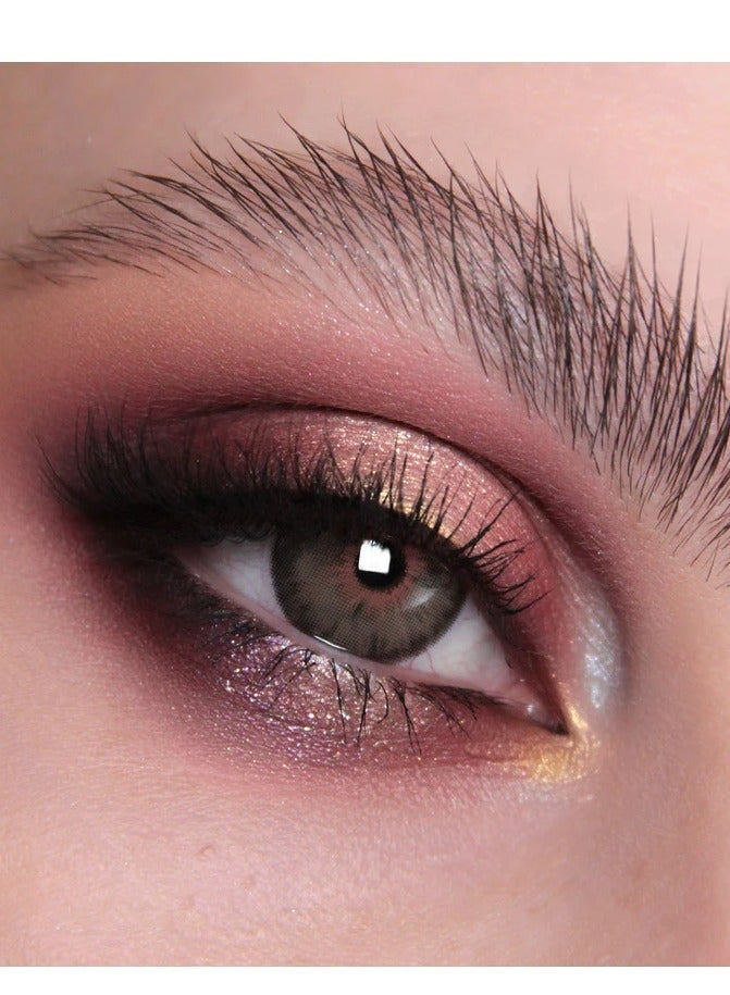 UYAAI Brown Lenses Yearly Colored Contact Lenses, Unisex Cosmetic Contact Lenses, Natural Fashion Lenses, 42% Water Soft Contacts - Image 5